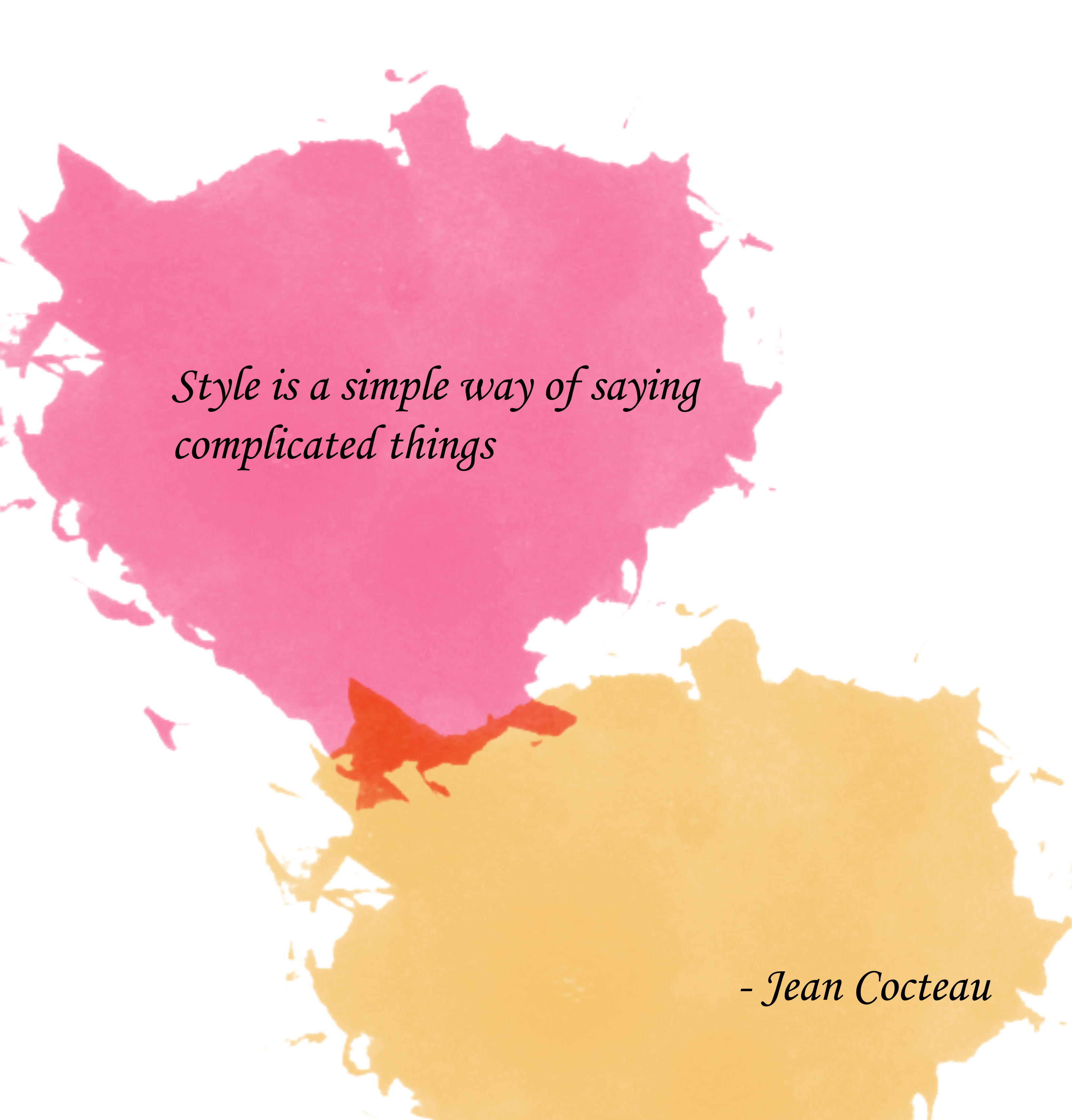 Style is a simple way of saying complicated things