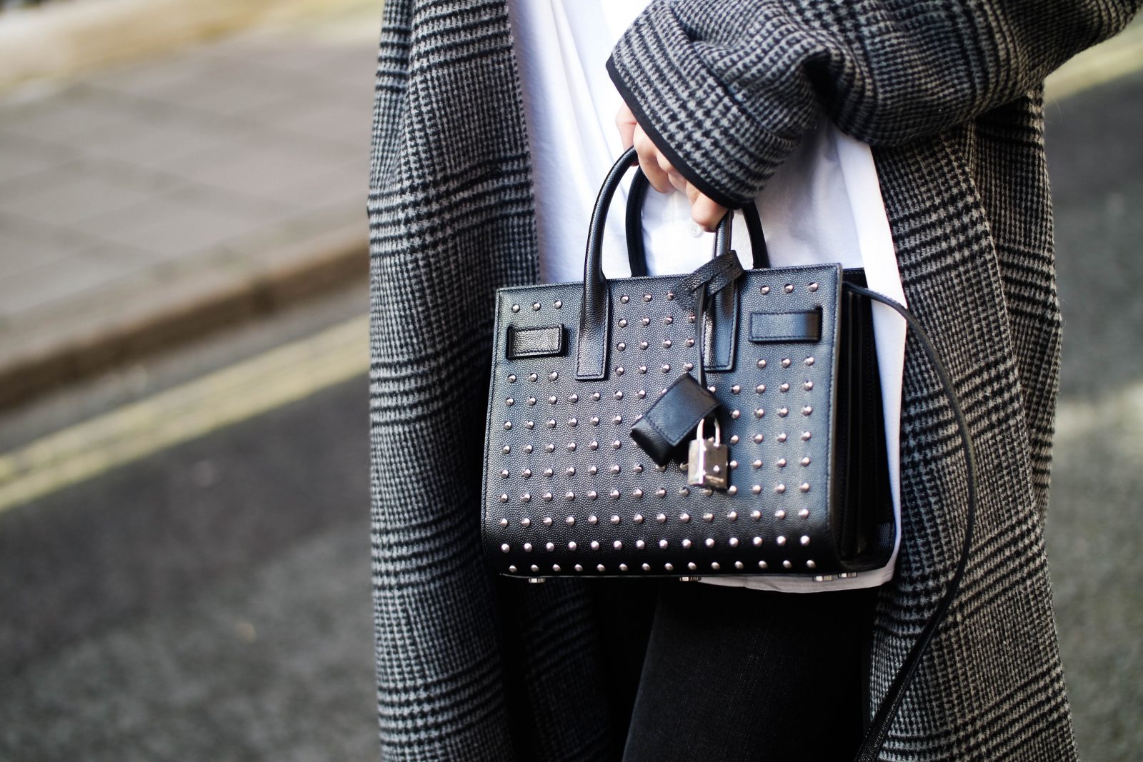 LFW Day 3 Keeping It Monochrome - Saint Laurent Sac De Jour 