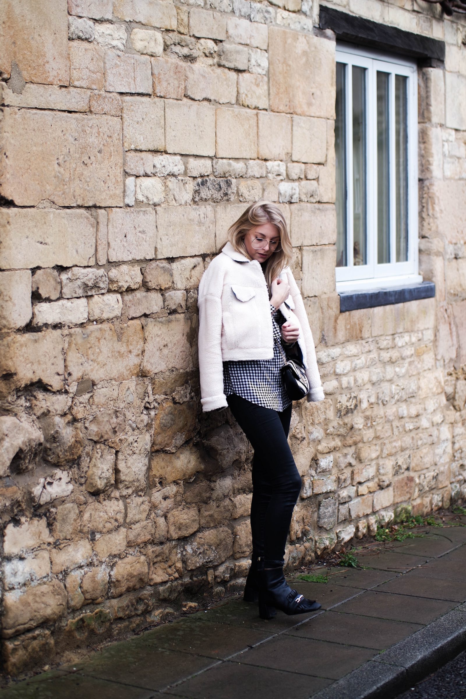 Monochrome 2 Ways With-Laura Ashley Teddy Bear Coat 