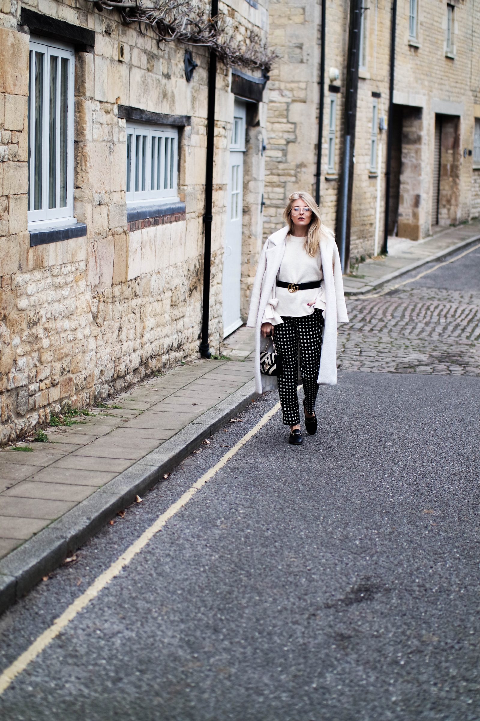 Printed Trousers Trying Something New - Blogger Street Style