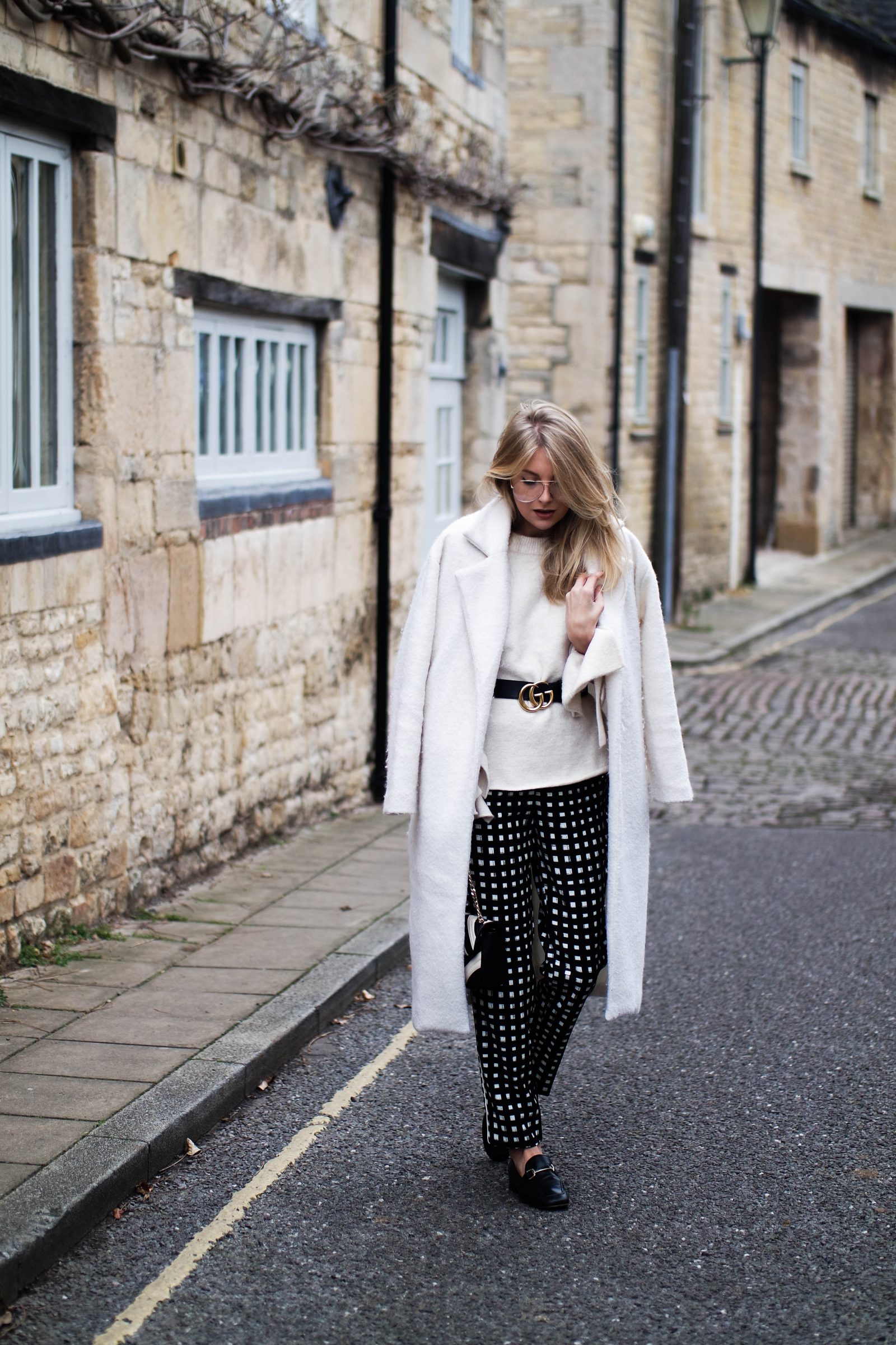 Printed Trousers Trying Something New - Street Style Checked Trousers 