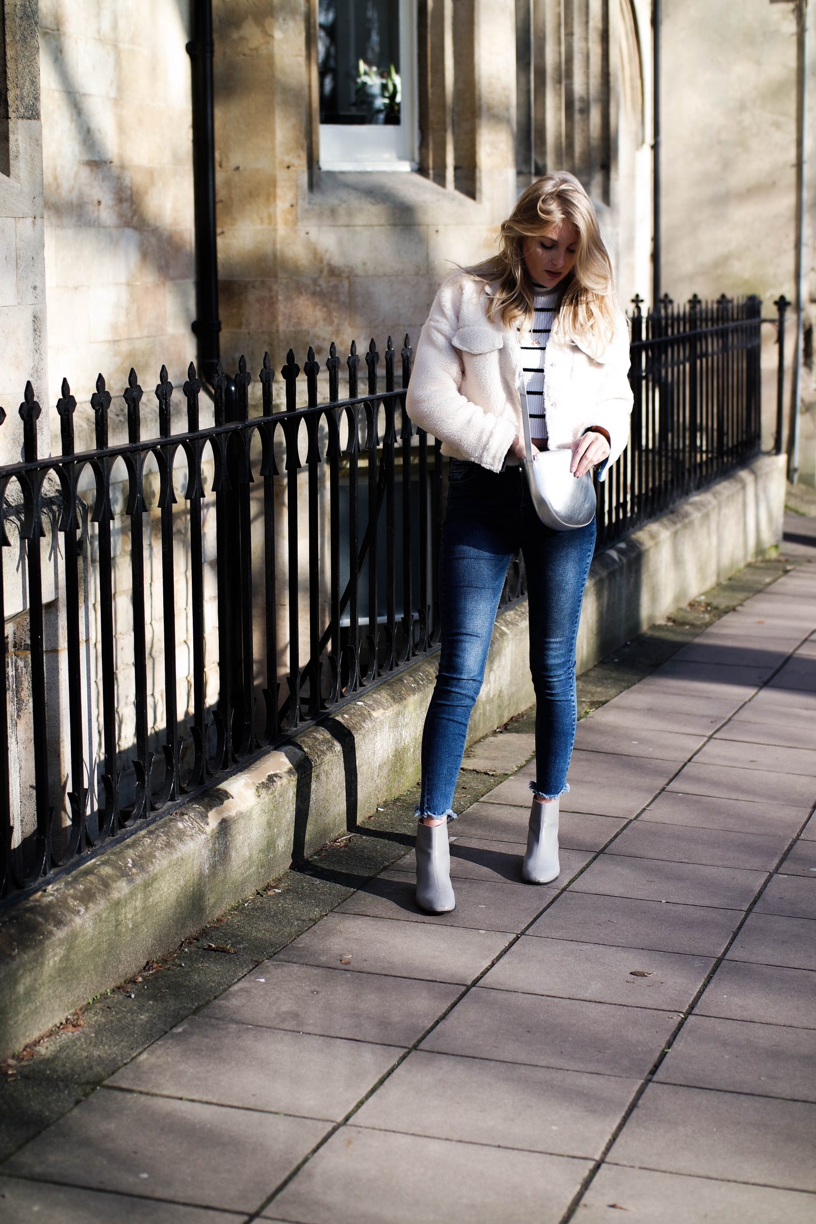 Teddy Bear Coat Blogger Street Style