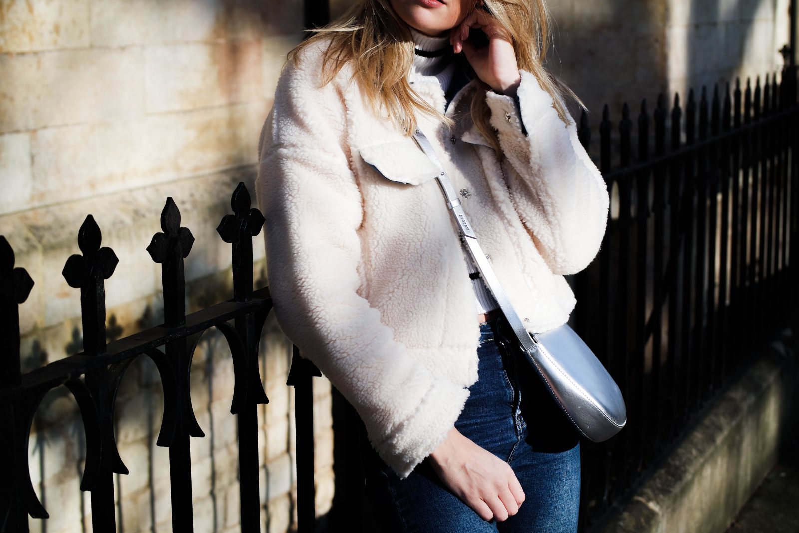 Teddy Bear Coat Fashion Blogger Style