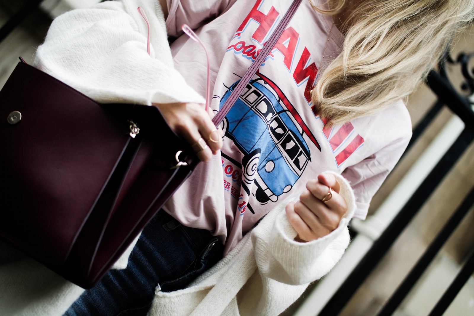 The Rise of The Logo Tee Pink Logo Tee 