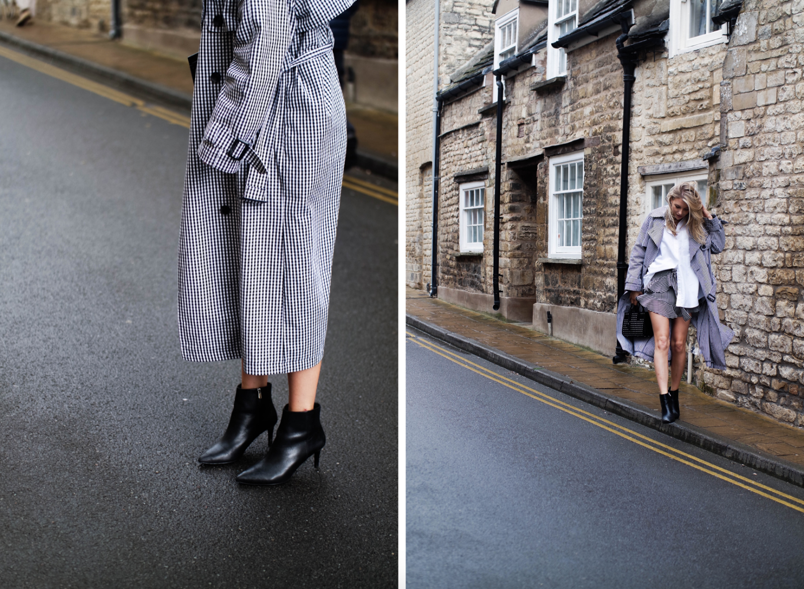 DIY Smooth Spring Legs with Panasonic - Monochrome Trench Coat