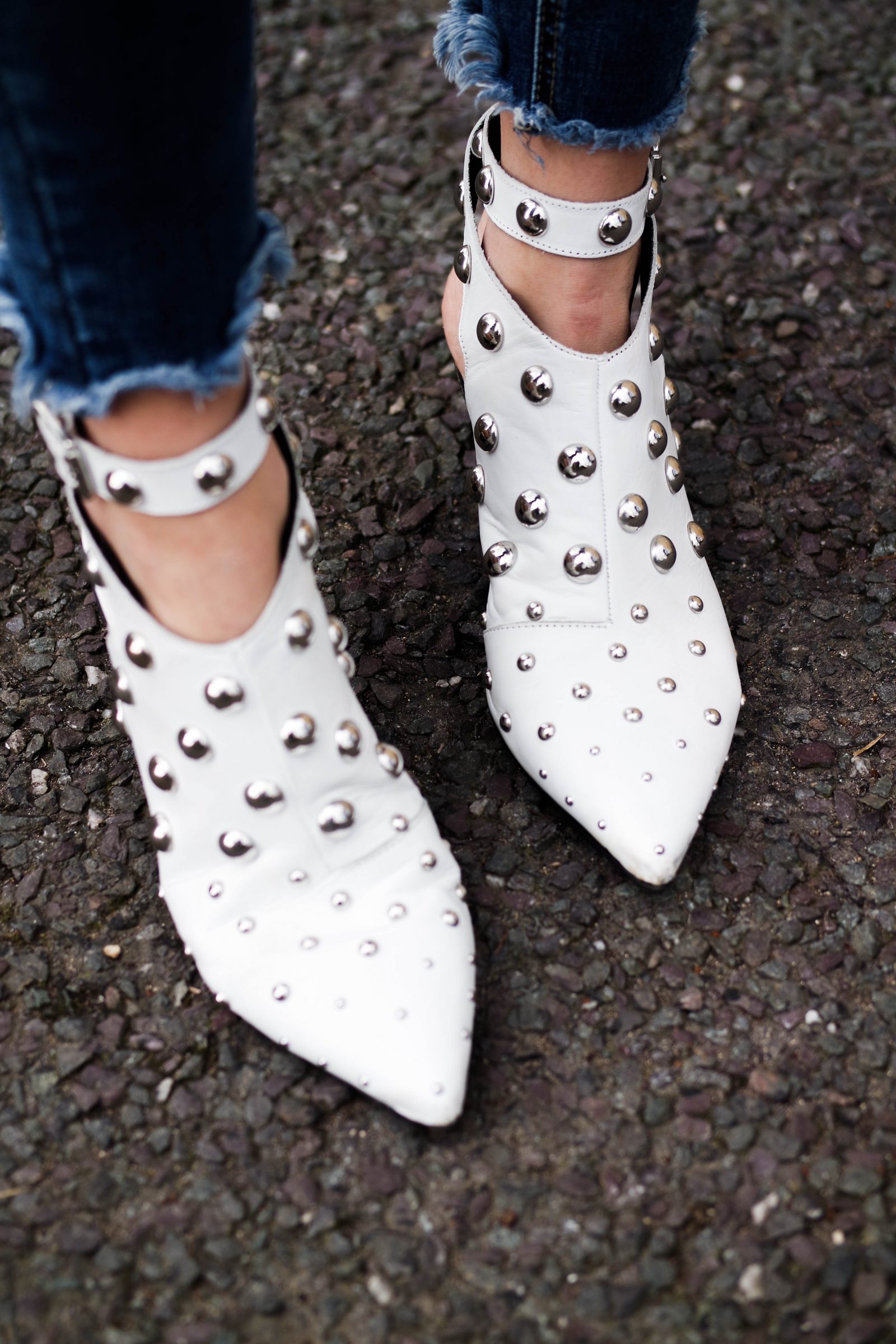 White Shoes - Topshop Boots 
