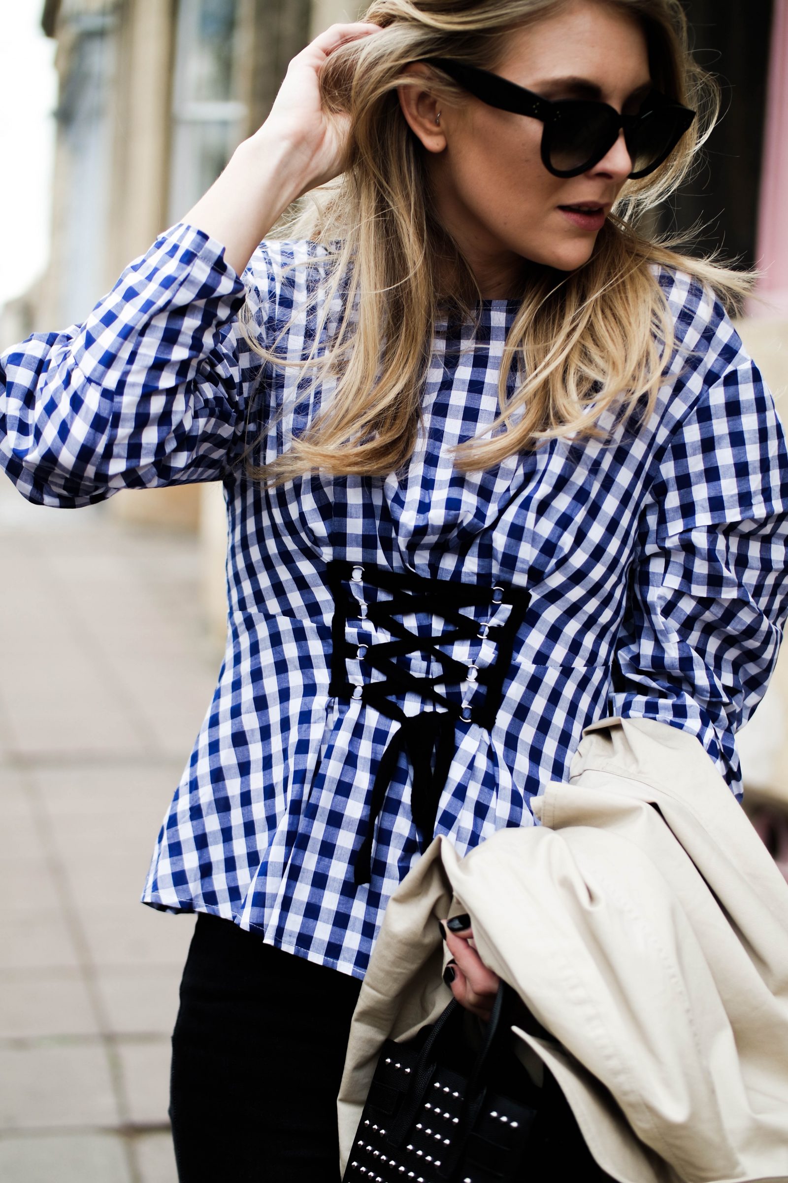 5 Ways To Wear The Corset Trend - Gingham Corset Top