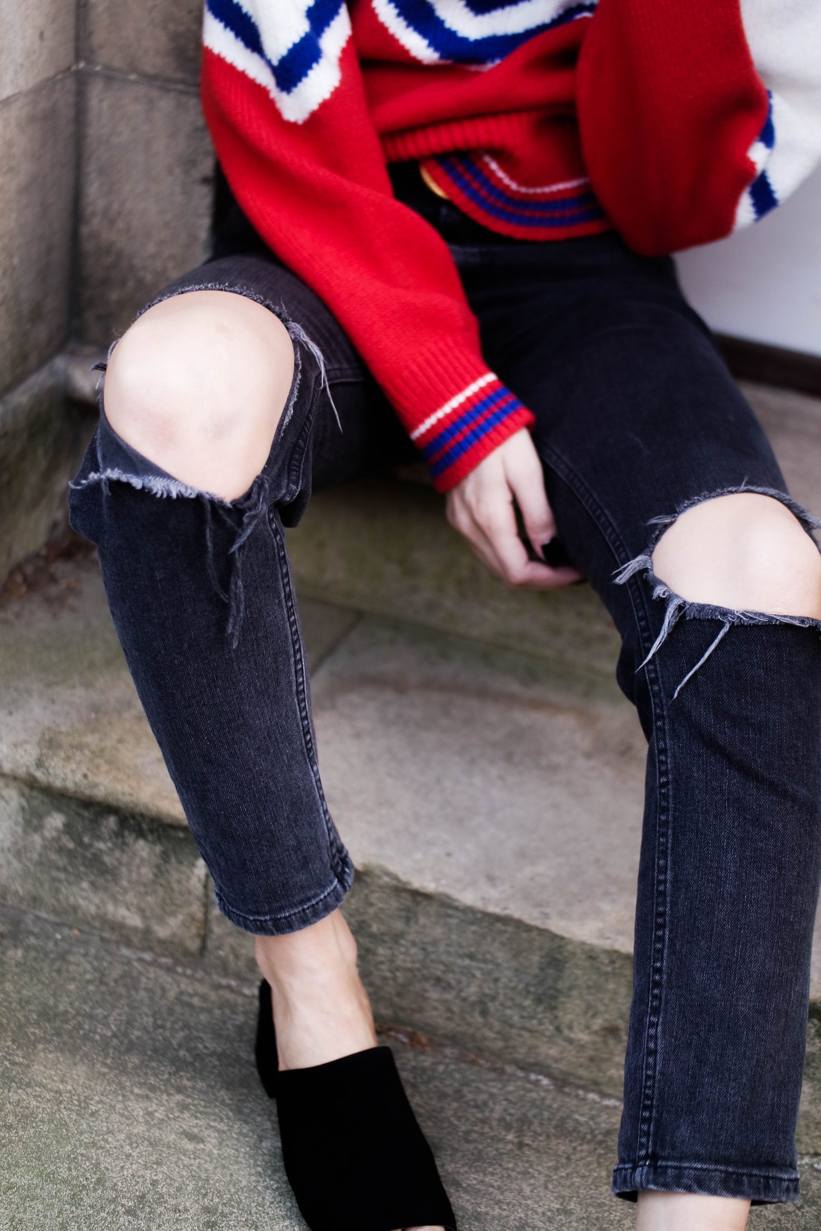 Chanelling Gucci - Ripped Jeans