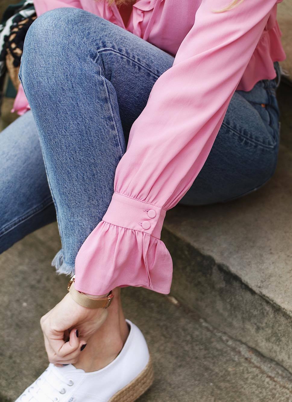 Coachella Vibes - Pink Flared Sleeve