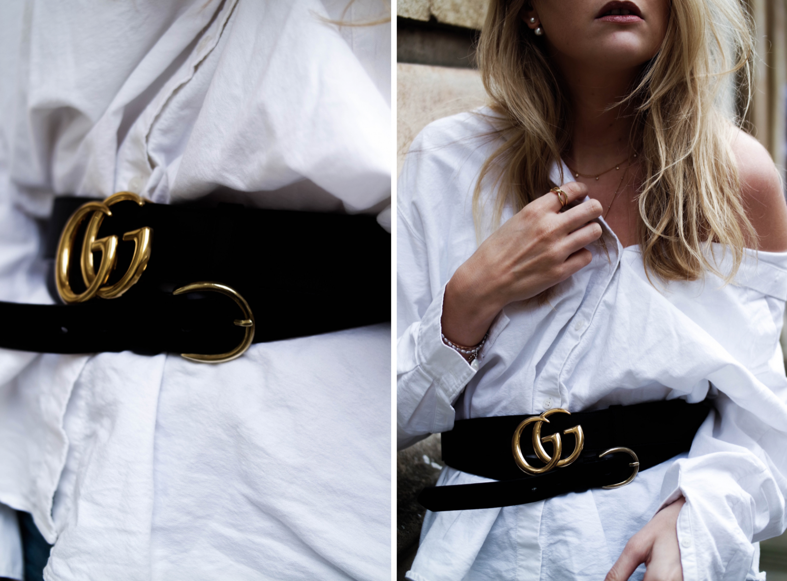 The New Way To Wear Your Statement Belt - Styling A White Shirt 