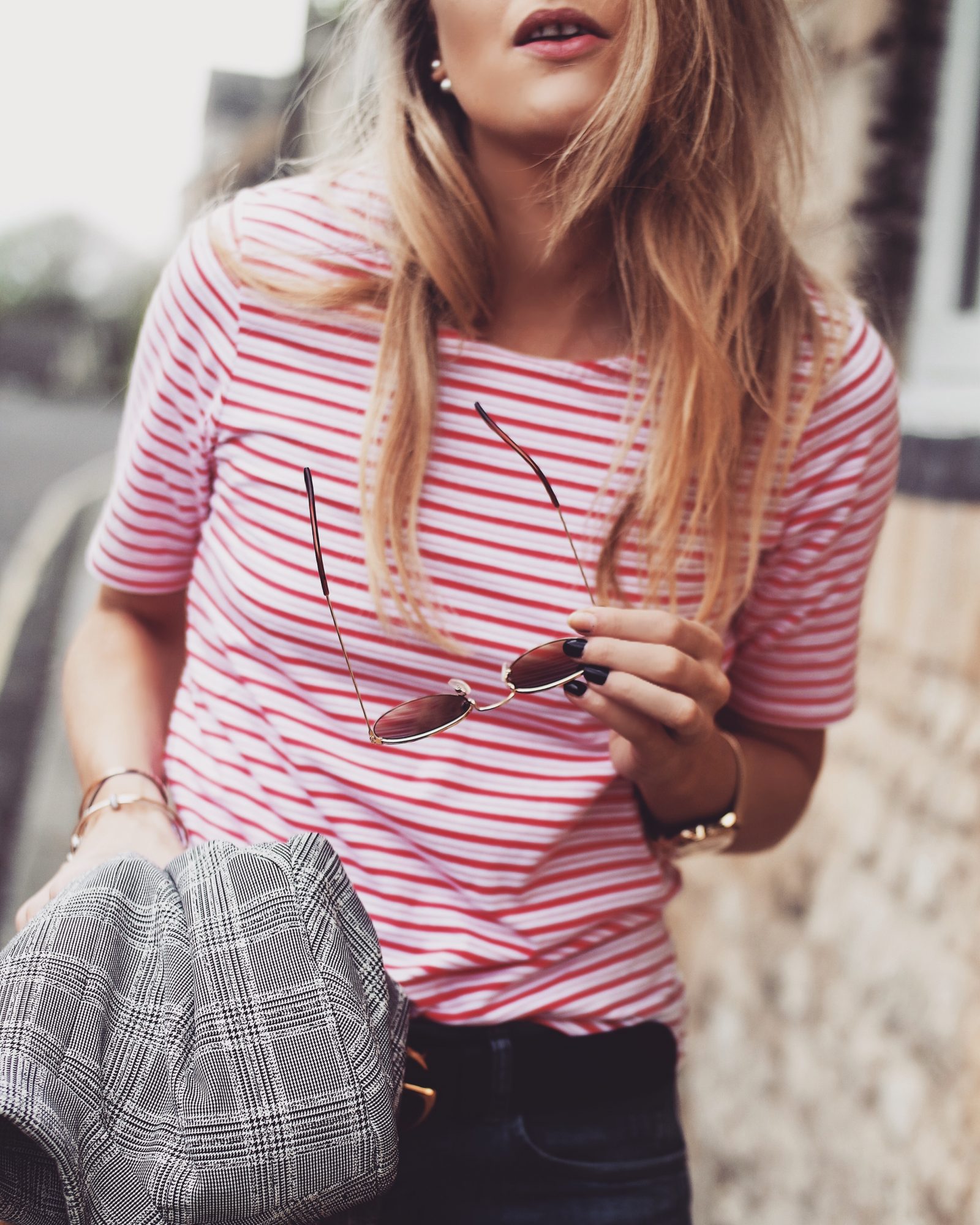 Classic Breton Tee - Red Striped Tee