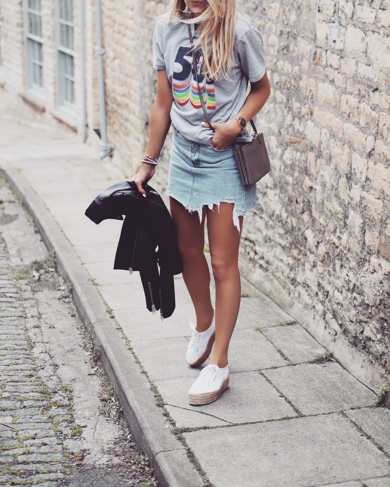 Leather Jacket - Summer Street Style