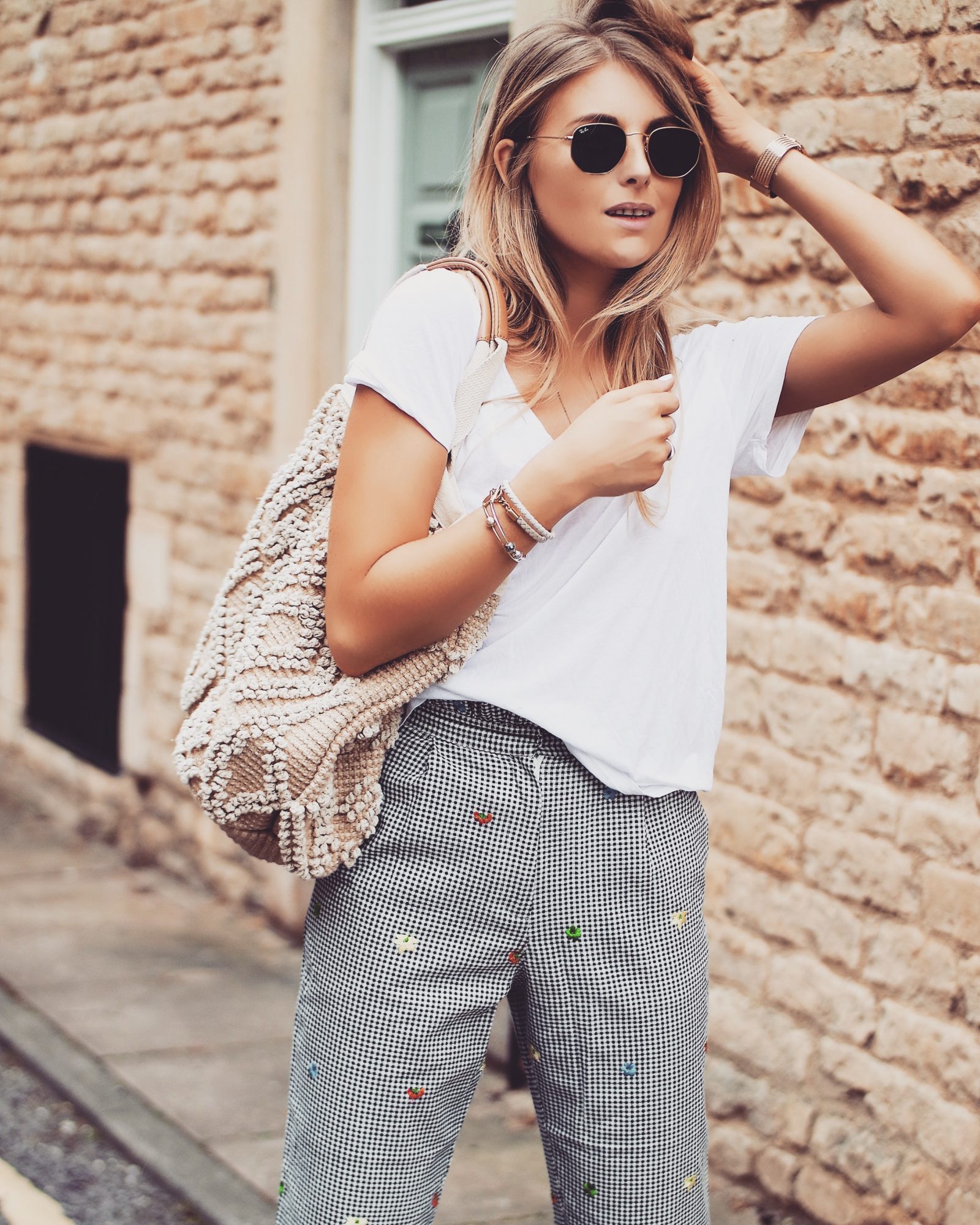 Topshop Gingham Trousers - Non Denim Bottoms - Fashion Blogger