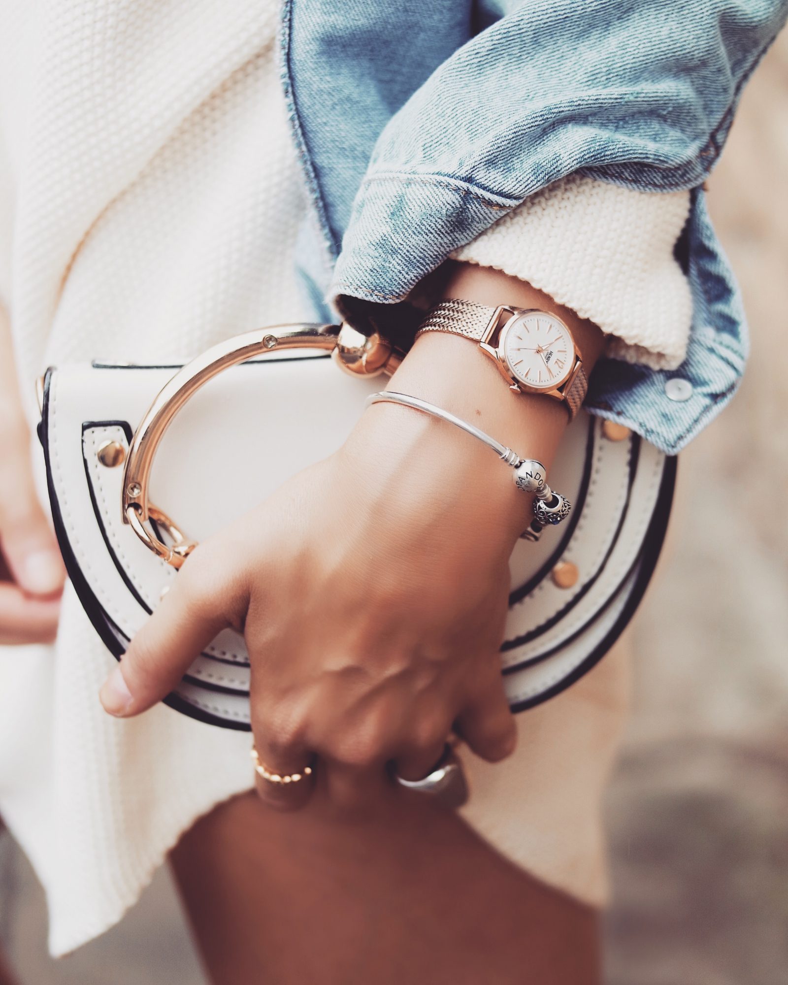 Henry London Rose Gold Watch - Chloe Dupe Bag