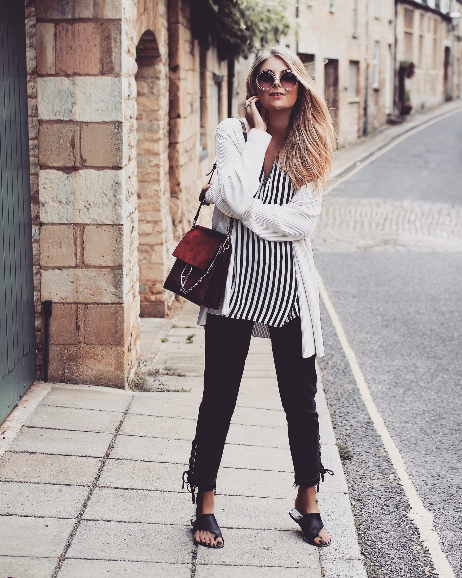 Monochrome Summer Outfit - Paige Denim Black Jeans