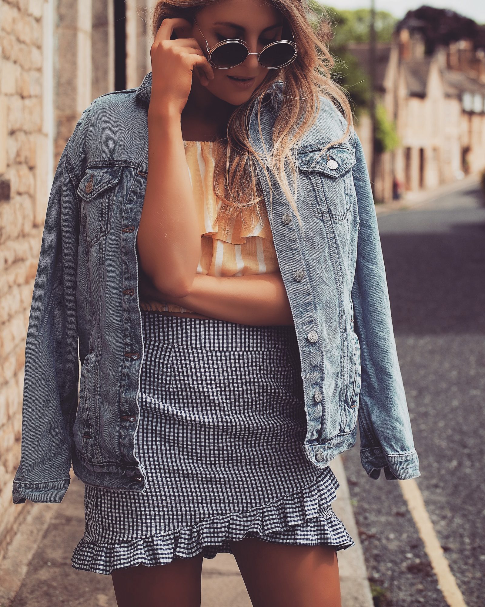 Summer BBQ Style - Distressed Denim Jacket