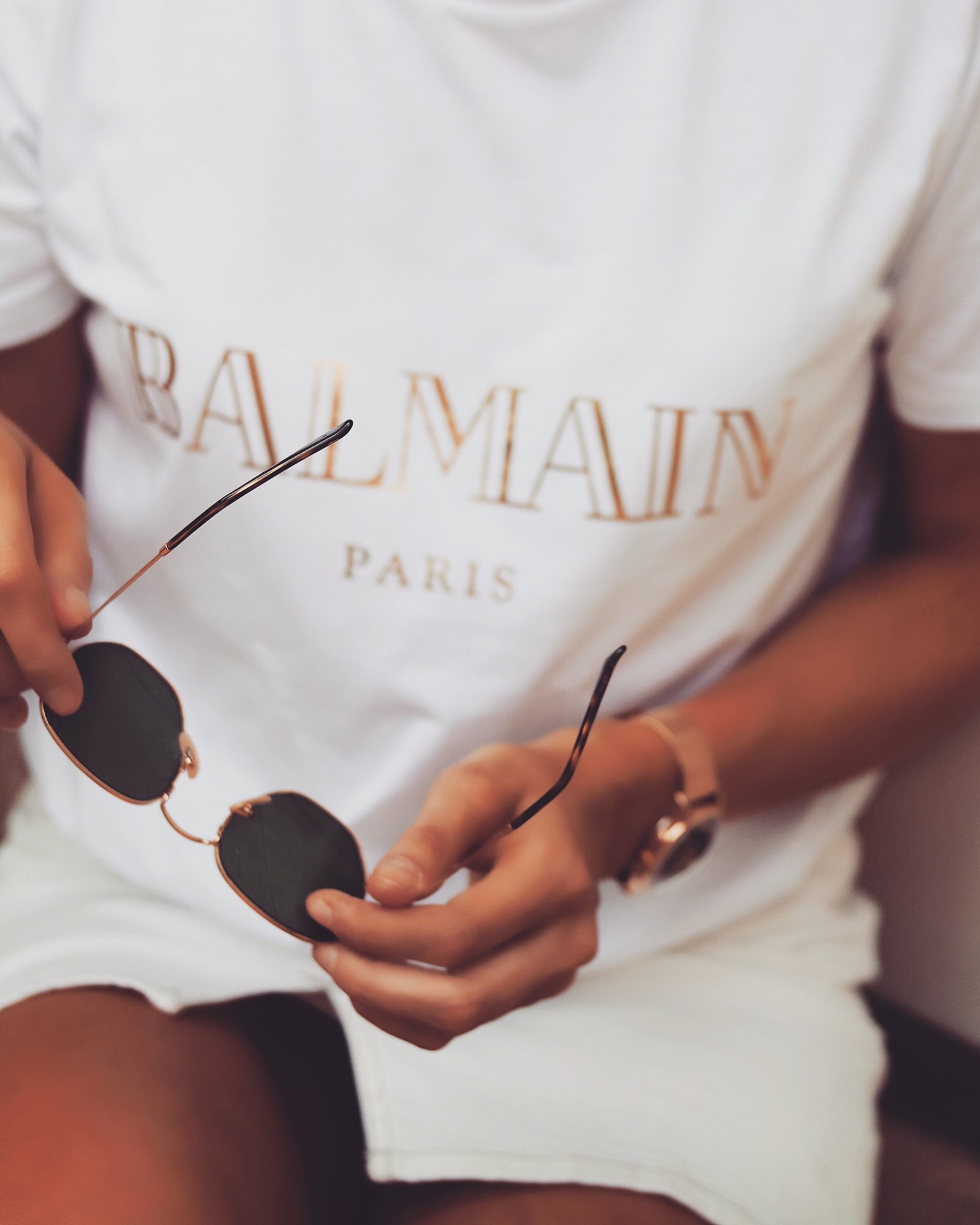 The Designer Slogan Tee - Balmain Slogan Tee