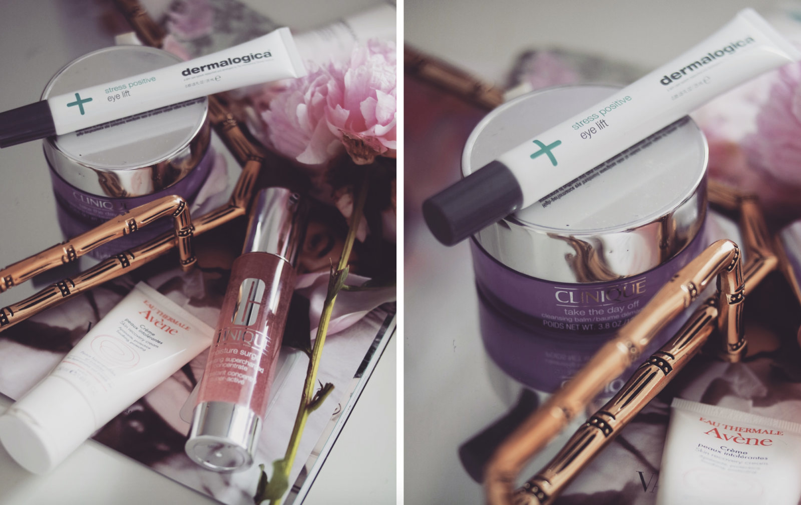 Travel Beauty Essentials - Face Beauty Products. Clinique Moisturiser and Cleansing Balm