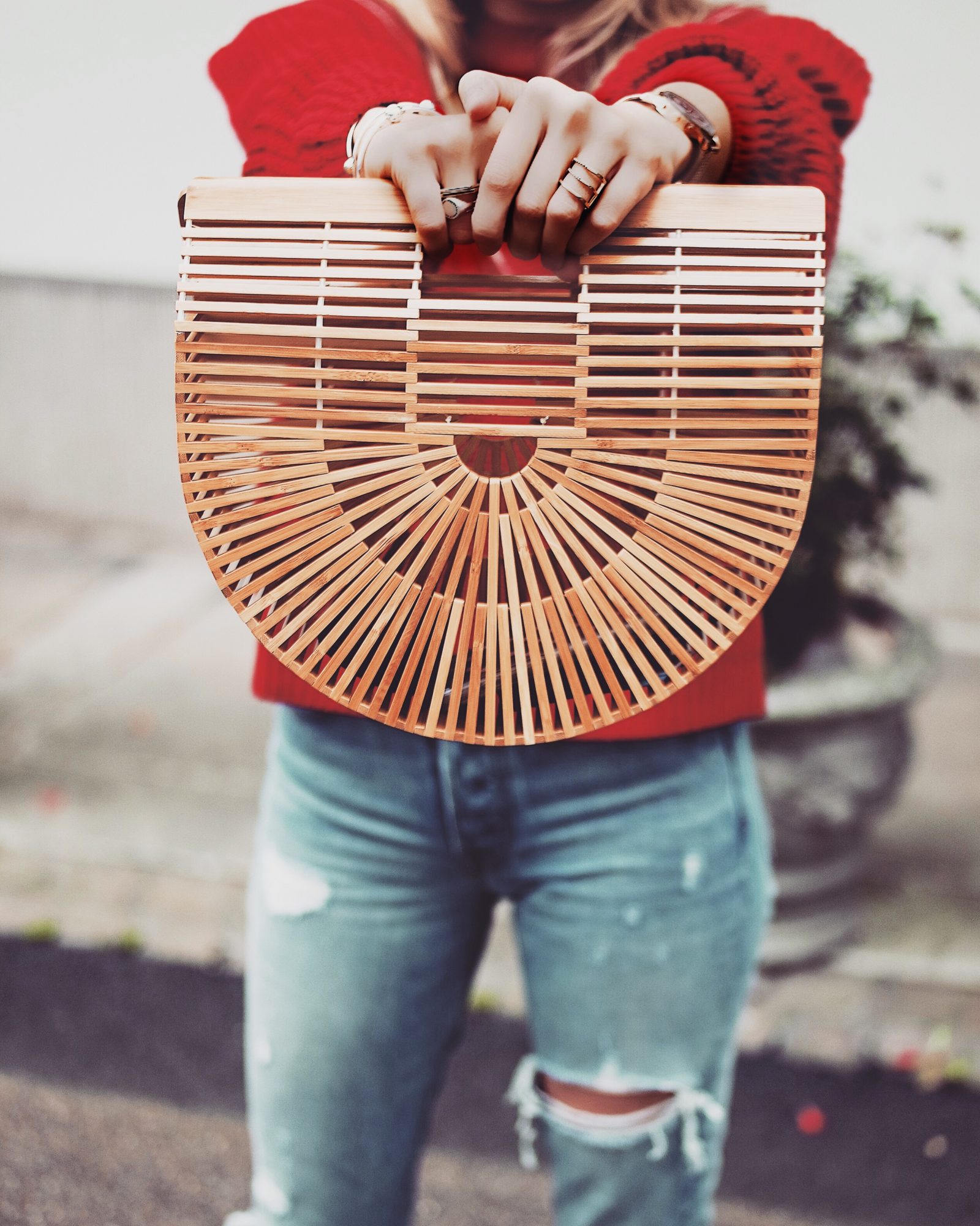 Best Knitwear - Cult Gaia Basket Bag Dupe