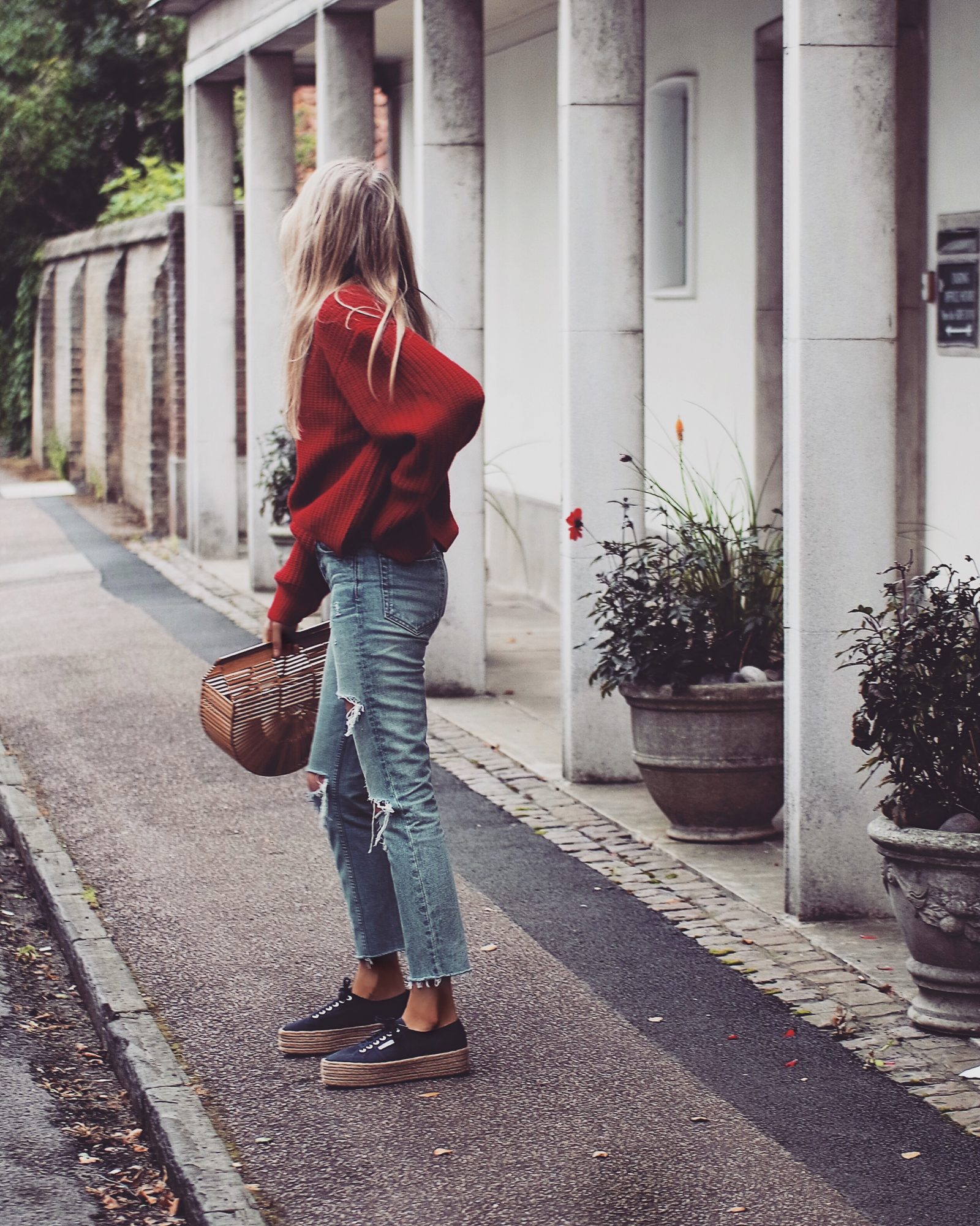 Best Knitwear - Navy Espadrille Superga