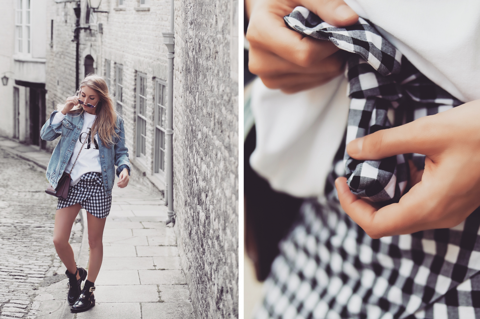 Gingham Skirt High Street Edit