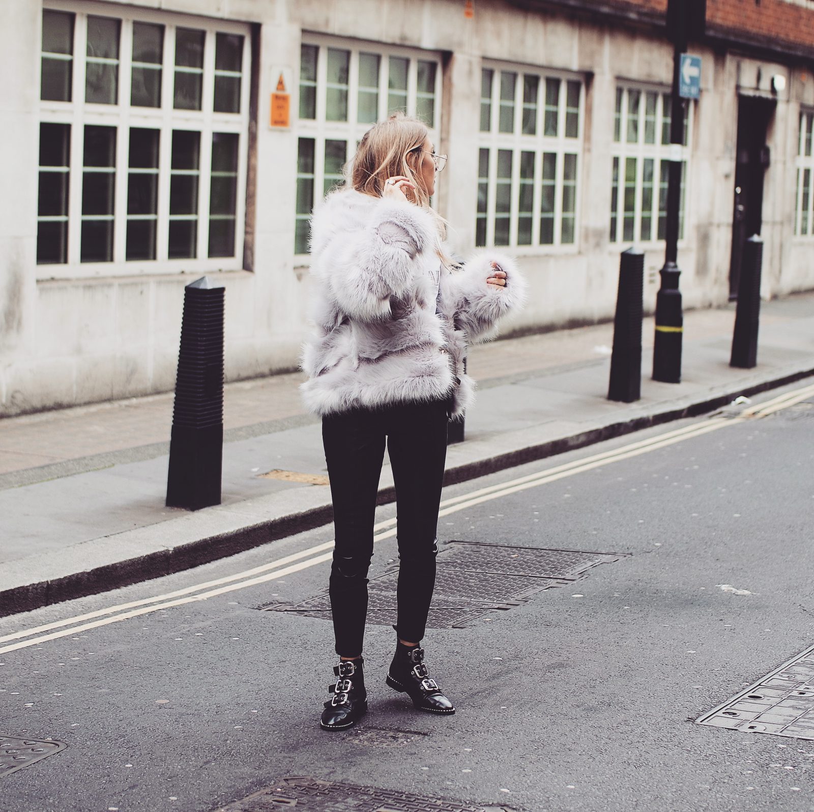 LFW Outfit - Fluffy Coat 