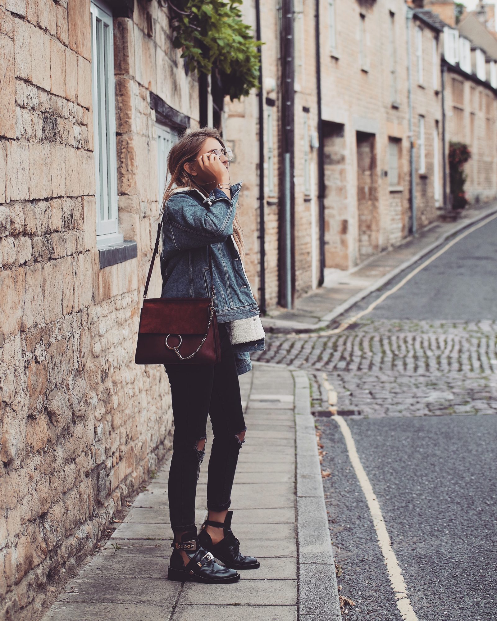 Denim Shearling Jacket - Style Inspiration 