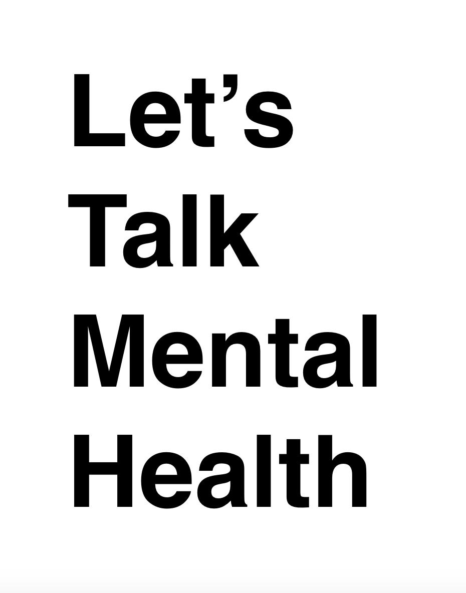 Time To Talk About Mental Health