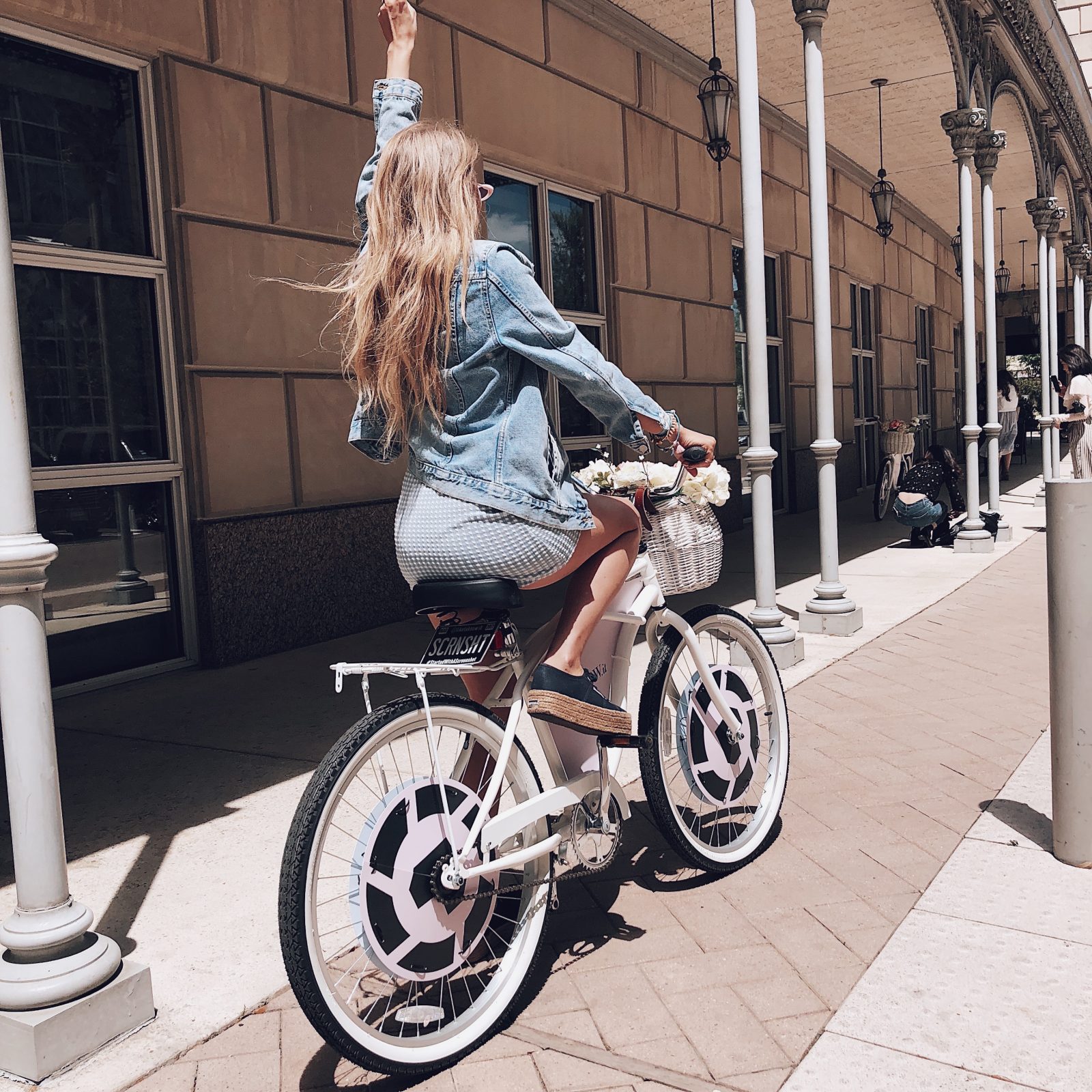 Woman Riding Bike Dallas Texas