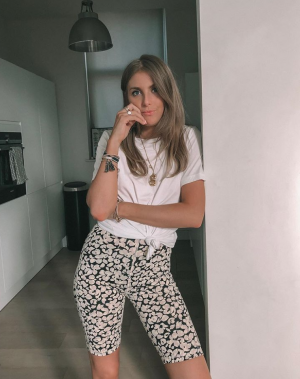 printed bike shorts