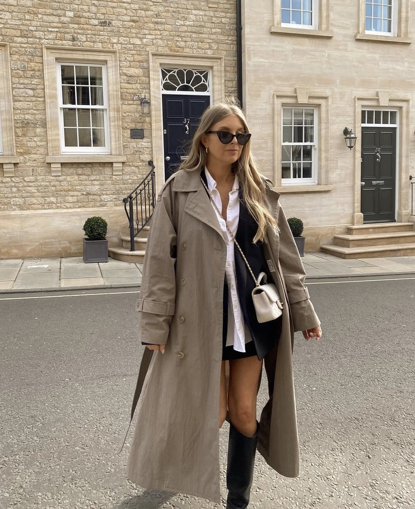 5 Cara Memakai Trench Coat |  Perhatian Gaya Cinta
